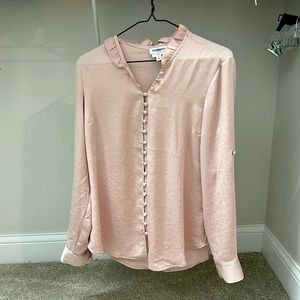 Express Women’s Pink Slim Portofino Shirt - Tags Attached